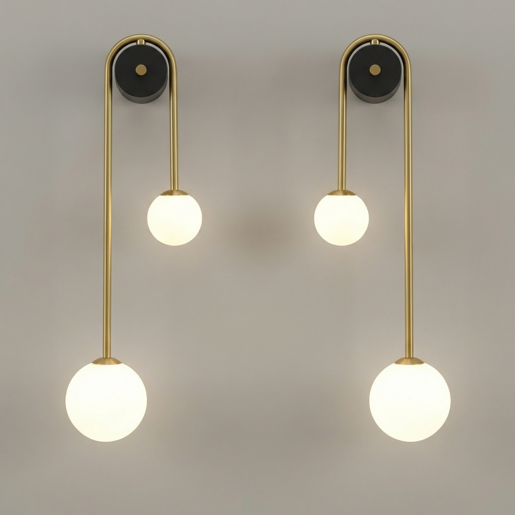 Graceful Arc Wall Light With Soft LED Glow Modern Sconce For Cozy Ambiance