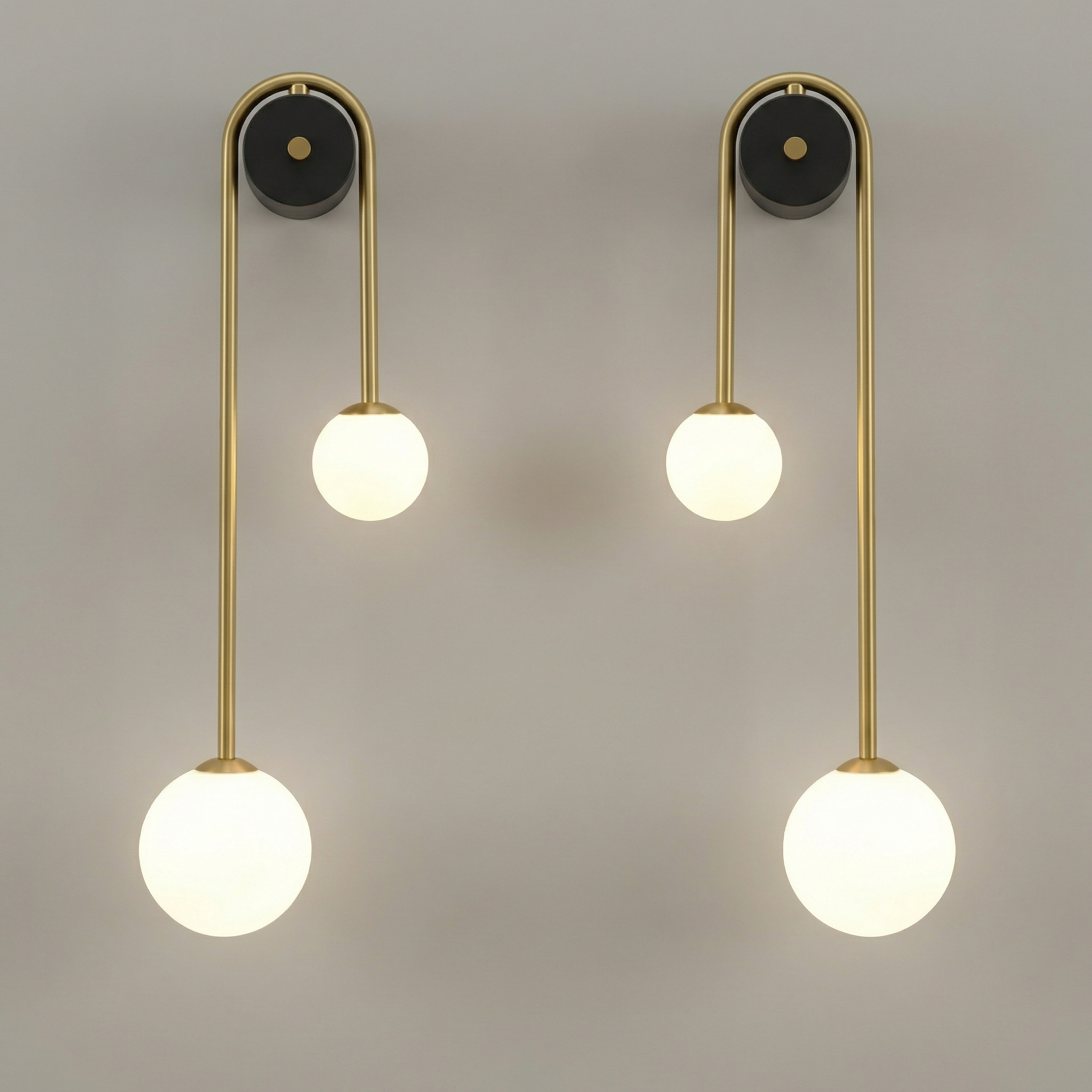 Graceful Arc Wall Light With Soft LED Glow Modern Sconce For Cozy Ambiance